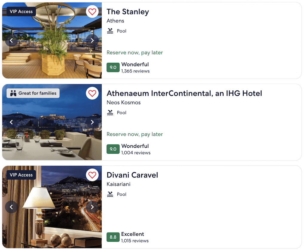 Photo of different hotel to stay in Athen