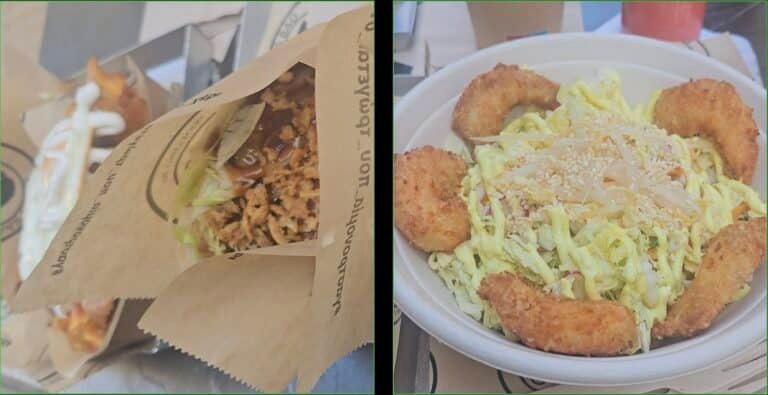 Food from THESS BAO restaurant
