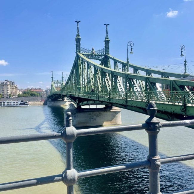 Liberty Bridge Liberty Bridge or Szabadság híd connects Buda and Pest across the Danube River,